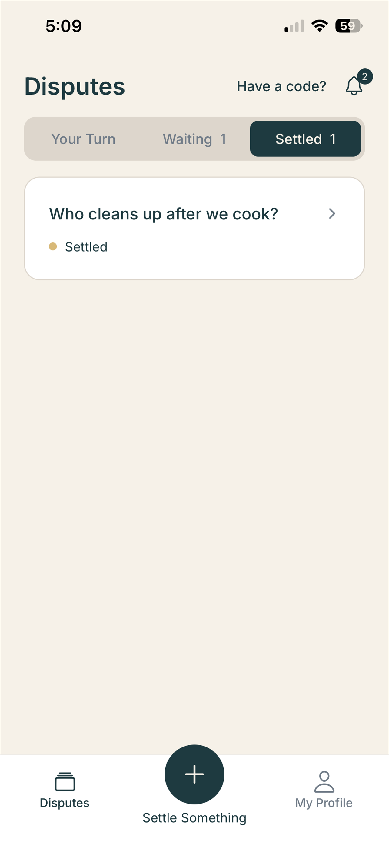All your disputes